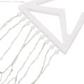 vidaXL Svetlo na vianočný stromček 320 LED studené biele 375 cm