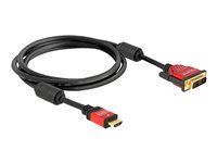 Adaptérový kábel - jeden spoj - HDMI samec na DVI-D samec - 1.8 m