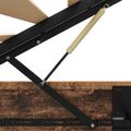 vidaXL Otomanový posteľný rám Staré drevo 203 x 180 x 25 cm