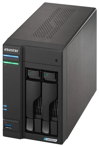 Asustor NAS AS6702T v2 / 2x 2,5"/3,5" SATA III/ Celeron N5105 2.0 GHz/ 4GB/ 2x 5GbE/ 4x M.2/ 2x USB 3.2/ HDMI NAS server, 2-bay, Intel Celeron N5105, 4GB DDR4, 2× 5GbE, 4× M.2 NVMe, USB 10Gbps, HDMI 2.0b, ADM 4.1