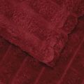 vidaXL Deka Bordeaux červená 270 x 240 cm 1.69 kg Flís