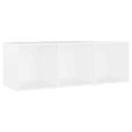 vidaXL TV skrinky 4 ks biele 107x35x37 cm drevotrieska