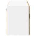 vidaXL Nástenný sklenený kabinet LUCCA Dub sonoma 80 x 31 x 40 cm