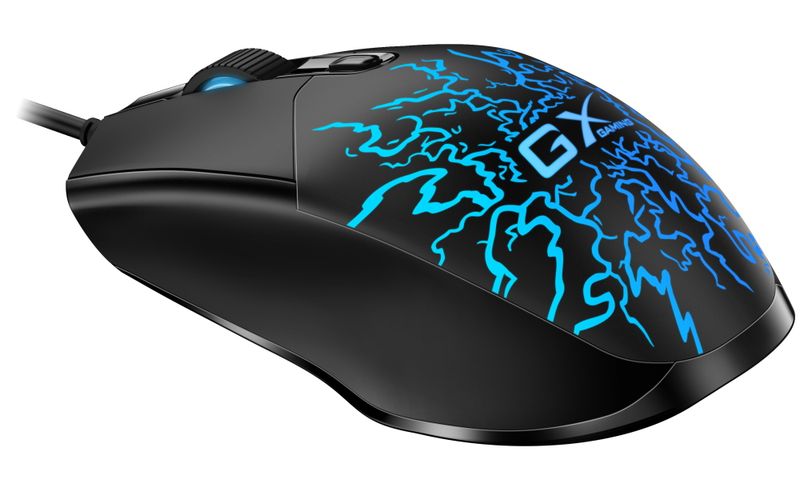GENIUS GX GAMING Scorpion M300 Crack/ drátová/ RGB podsvícení/ 800-2400 dpi/ USB/ 4 tlačítka/ černá Herní myš, optický senzor, 800-2400 DPI, 4 tlacítka, RGB podsvícení, USB kabel 1,5 m, cerná