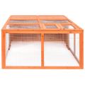 vidaXL Záhradná klietka pre zvieratá 150x100x50 cm jedľový masív