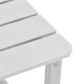 vidaXL Záhradná stolička 3 ks Biela Polyetylén