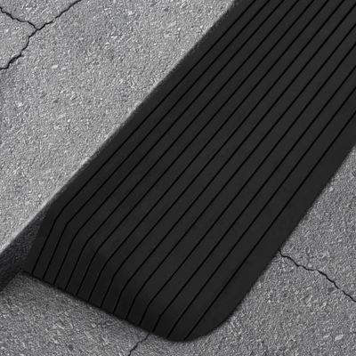 vidaXL Prahové rampy 2 ks 110x41x5 cm guma