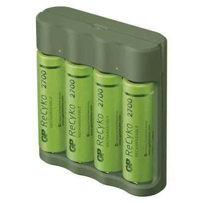 B52427U GP GP USB nabíjačka batérií Everyday B421 + 4AA GP ReCyko 2700