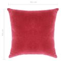 vidaXL Vankúše bavlnené zamatové 2 ks 45x45 cm ružové