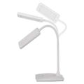 LED stolová lampa Eddy, biela