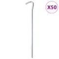 vidaXL Stanové kolíky 50 ks 23 cm Ø7 mm pozinkovaná oceľ