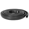 vidaXL Tesnenie garážových dverí Čierna 41 x 33 mm 5,5 m PVC