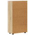 vidaXL Servírovacia skriňa FLORIN 55,5 x 29 x 100 cm Sonoma dub