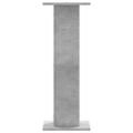 vidaXL Stojany na reproduktor 2ks betónové 30x30x80cm kompozitné drevo