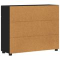 vidaXL Servírovacia skriňa FLORIN 88,5 x 30,5 x 73 cm Čierna