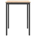 vidaXL Barový stôl 80 x 80 x 105 cm Masívne borovicové drevo Prírodná
