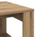 vidaXL Príručný stolík dub artisan 50x50x35 cm spracované drevo