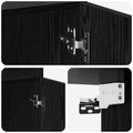 vidaXL Úložný kabinet so policami Čierny dub 70 x 42,5 x 225 cm