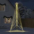 vidaXL LED vianočný stromček 615 LED teplá biela 404,5 cm