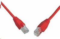 Solarix - patch kabel CAT6 SFTP PVC 0,5m červený