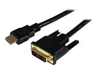 Kábel adaptéra - DVI-D s pinmi (male) do HDMI s pinmi (male) - 1,5 m - tienený - čierna