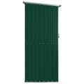 vidaXL Záhradný domček zelený 118,5x97x209,5 cm pozinkovaná oceľ