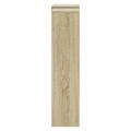vidaXL Kryt na radiátor dub sonoma 205x21,5x83,5 cm kompozitné drevo