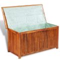 vidaXL Záhradný úložný box 117x50x58 cm, akáciový masív