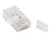 50 Pack (CRJ45C6SOL50) - Sieťový konektor - RJ-45 (M) - CAT 6 - priesvitná (balenie 50) - pre P/N: WIRC6CMPBLU