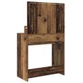vidaXL Toaletné stolíky do spálne Staré drevo 80 x 39,6 x 135 cm