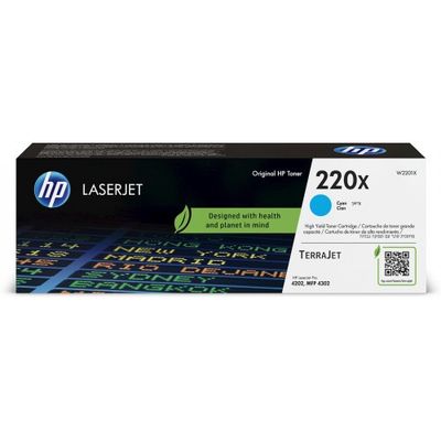 HP W2201X, cyan tonerová kazeta HP LaserJet 220X