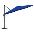 vidaXL Roma Parasol Modrá 286 x 284 x 265 cm Hliník a polyester