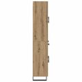vidaXL Highboard 2 ks Remeselný dub 69,5 x 34 x 180 cm
