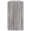 vidaXL Komoda s LED svetlami sivá sonoma 142,5x37x67 cm