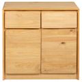 vidaXL Komoda SAUDA dub 80x43x75,5 cm borovicový masív