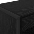 vidaXL Knižnica 60 x 30 x 121 cm Kompozitné drevo Čierny dub