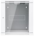 Ubiquiti UniFi 12U Rack Cabinet Wall SW Glass - Nástěnný rozvaděč, výška 12U, ventilátory, prosklené dveře, dvoudílný Rack, 12U, nástenný, sklenené dvere, ventilátory, 80 kg nosnost, 600 × 703 × 639 mm, bílý
