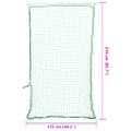 vidaXL Sieť na príves s elastickým lanom zelená 2,1 x 1,25 m PP
