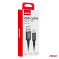 Kábel nabíjací USB-A - USB-C 2A 100CM FullLINK AMiO-03899