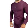 Tričko s dlhým rukávom Essential Plum - STRIX, veľkosť L, veľkosť oblečenia L