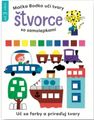 Štvorce so samolepkami - Mačka Bodka učí tvary