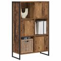 vidaXL Knižnica 68 x 30 x 108.5 cm Kompozitné drevo Staré drevo