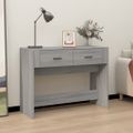 vidaXL Konzolový stolík sivý sonoma 100x39x75 spracované drevo