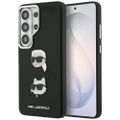 Puzdro Karl Lagerfeld Saffiano Double Heads Metal pre Samsung Galaxy S26 Ultra čierna
