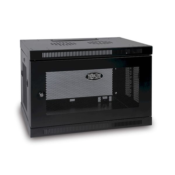 Skriňa SmartRack 9U, Š = 600mm, Hl = 450mm, hĺbka pre prepínače, montáž na stenu