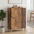 vidaXL Servírovacia skriňa Staré drevo 66 x 34,5 x 90 cm