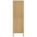 vidaXL Šatník FLORO voskovohnedý 77x53x171 cm borovicový masív