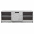 vidaXL TV stolík betónovo sivý 102x35,5x36,5 cm spracované drevo