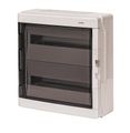 Rozvádzač AcquaPLUS 39036 IP65, 36mod. (2x18), na omietku, priehl. dvere, 464x430x160mm
