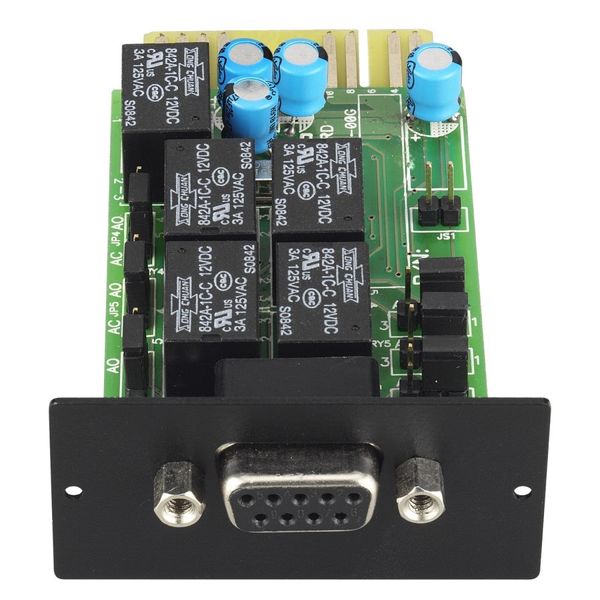APC Easy UPS Dry Contact Card/Relay I/O card pre Easy UPS Sieťová karta, pre UPS, Inteligentný kartový slot, sériový port (DB-9), pre sériu Easy UPS 3